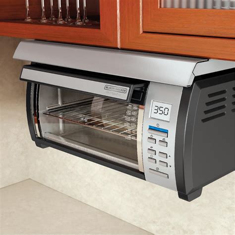 under cabinet toaster oven stainless steel|under cabinet mounted toasters.